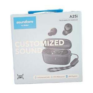 Soundcore By Anker A25i True Wireless Bluetooth Earbuds Black NEW Open Box